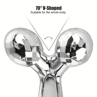 3D Face Roller & Gua Sha Set for Lifting, Contouring & Depuffing