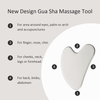 3D Face Roller & Gua Sha Set for Lifting, Contouring & Depuffing