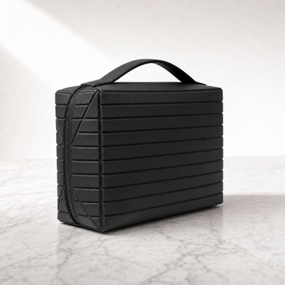 The Glow Case | Structured  Foldable Makeup & Skincare Organizer