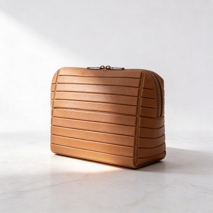 The Glow Case | Structured  Foldable Makeup & Skincare Organizer