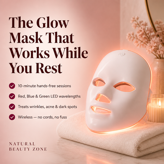 The Glow Mask — 7-Color LED Light Therapy Face Mask